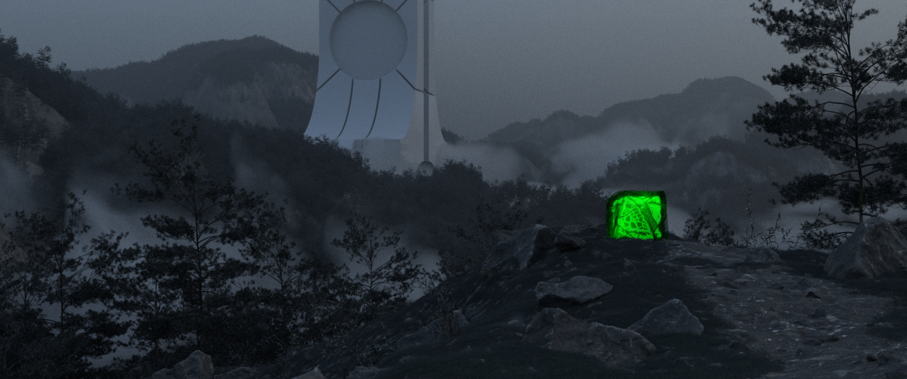 ENV 009 Monolith Valley — final render